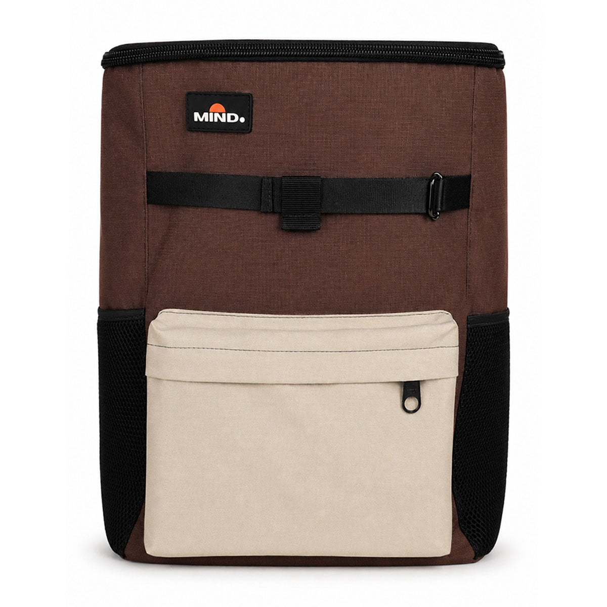 Mochila térmica MIND. Marrom - frente